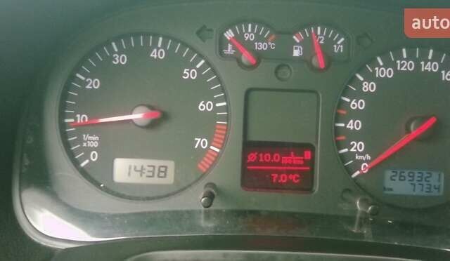 Черный Фольксваген Гольф, объемом двигателя 1.6 л и пробегом 269 тыс. км за 4600 $, фото 18 на Automoto.ua