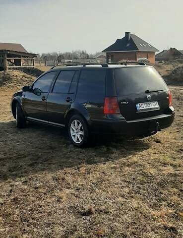 Черный Фольксваген Гольф, объемом двигателя 1.9 л и пробегом 314 тыс. км за 5000 $, фото 2 на Automoto.ua