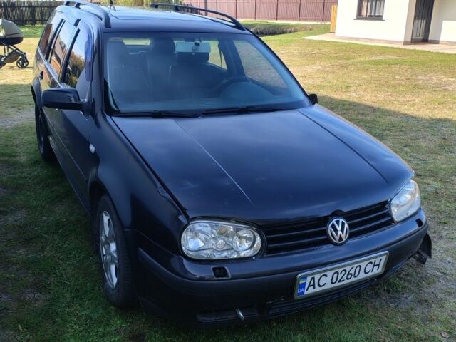 Черный Фольксваген Гольф, объемом двигателя 1.9 л и пробегом 350 тыс. км за 2628 $, фото 1 на Automoto.ua