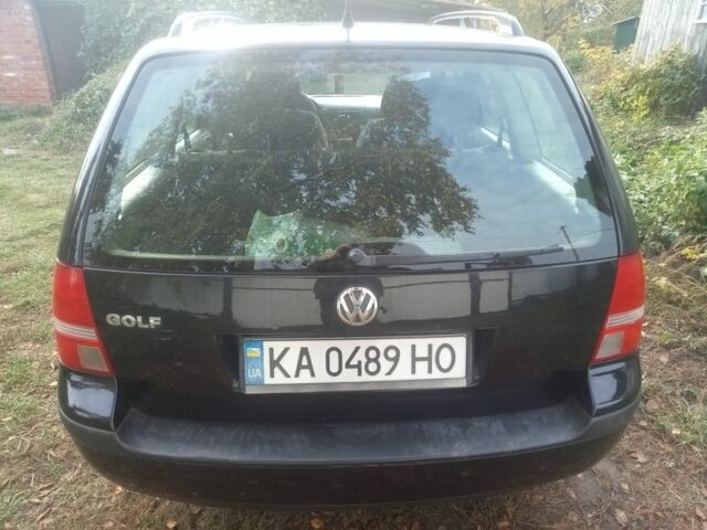 Черный Фольксваген Гольф, объемом двигателя 1.4 л и пробегом 243 тыс. км за 4250 $, фото 3 на Automoto.ua