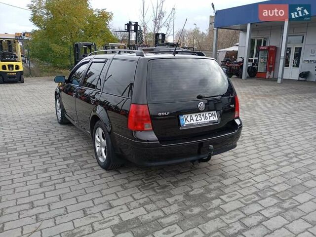 Черный Фольксваген Гольф, объемом двигателя 1.9 л и пробегом 314 тыс. км за 4850 $, фото 5 на Automoto.ua