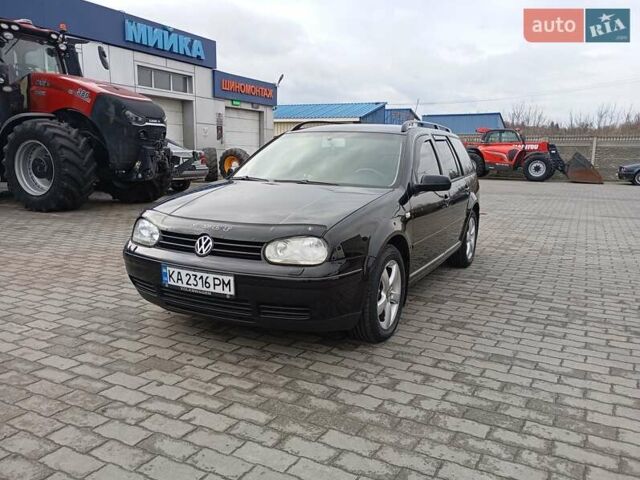 Черный Фольксваген Гольф, объемом двигателя 1.9 л и пробегом 314 тыс. км за 4850 $, фото 1 на Automoto.ua