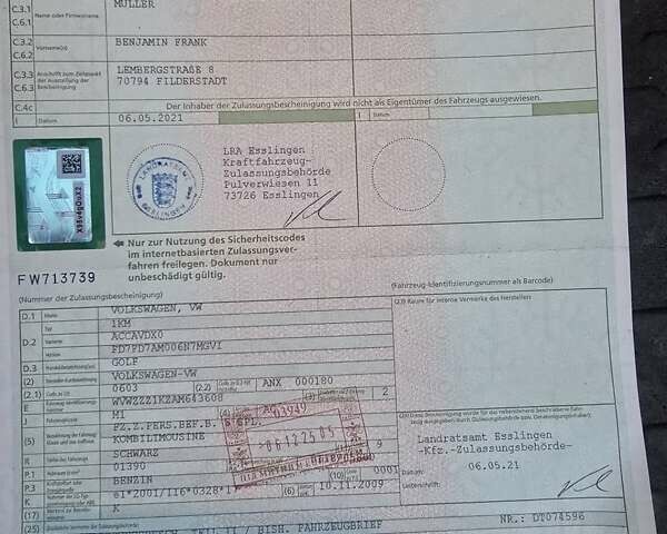 Черный Фольксваген Гольф, объемом двигателя 1.4 л и пробегом 238 тыс. км за 8400 $, фото 41 на Automoto.ua