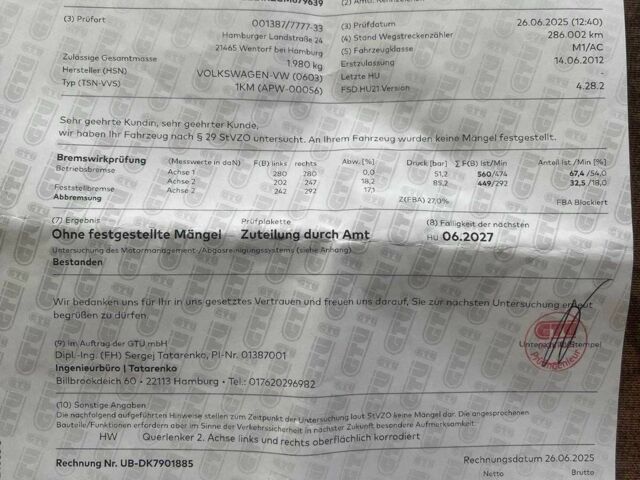 Черный Фольксваген Гольф, объемом двигателя 0 л и пробегом 286 тыс. км за 8390 $, фото 20 на Automoto.ua