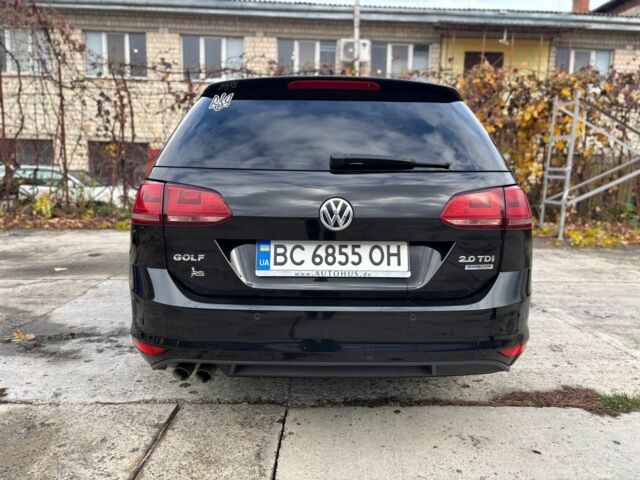 Черный Фольксваген Гольф, объемом двигателя 2 л и пробегом 196 тыс. км за 12800 $, фото 1 на Automoto.ua