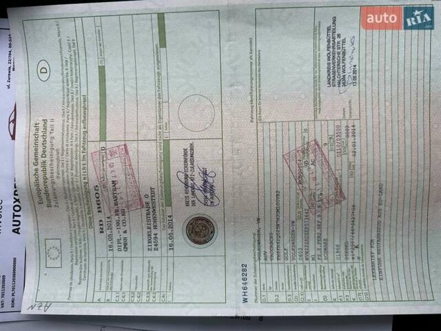 Черный Фольксваген Гольф, объемом двигателя 1.97 л и пробегом 272 тыс. км за 11750 $, фото 34 на Automoto.ua