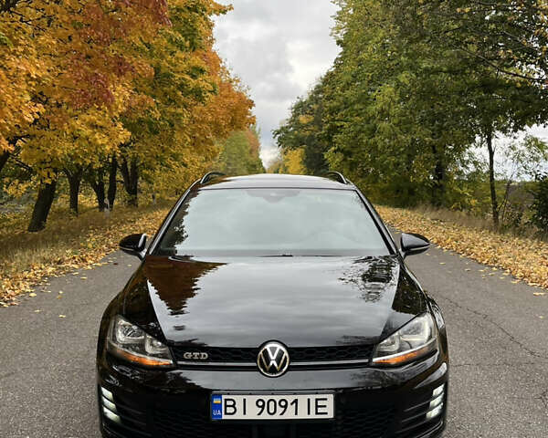 Черный Фольксваген Гольф, объемом двигателя 2 л и пробегом 260 тыс. км за 14500 $, фото 1 на Automoto.ua