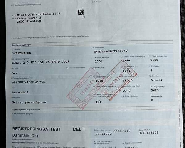 Черный Фольксваген Гольф, объемом двигателя 1.97 л и пробегом 266 тыс. км за 15500 $, фото 53 на Automoto.ua