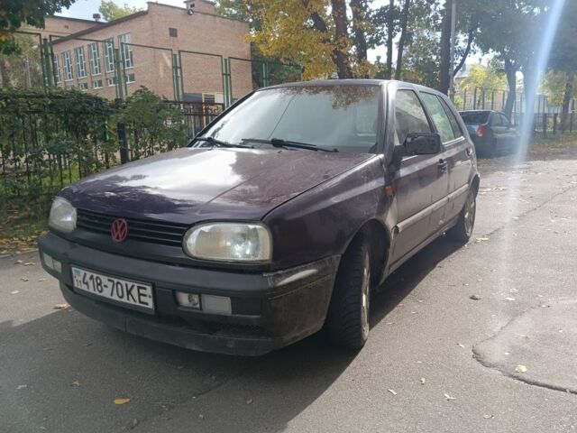 Фиолетовый Фольксваген Гольф, объемом двигателя 2 л и пробегом 216 тыс. км за 1550 $, фото 2 на Automoto.ua