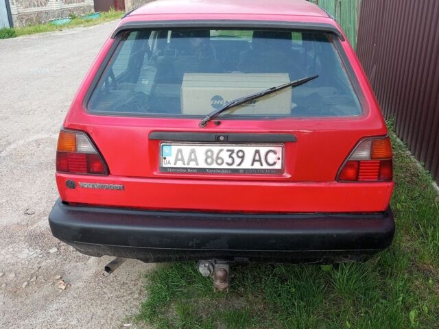 Червоний Фольксваген Гольф, об'ємом двигуна 1.6 л та пробігом 330 тис. км за 1715 $, фото 6 на Automoto.ua