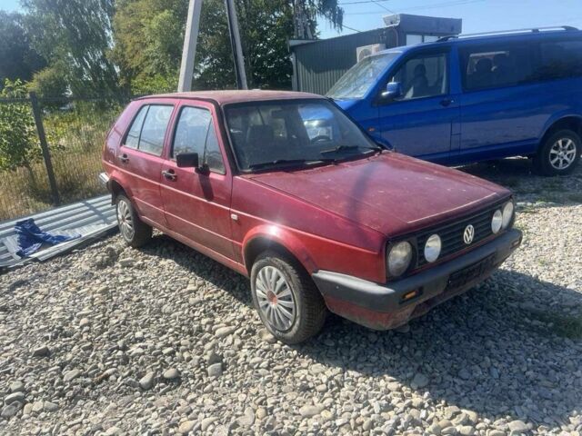 Красный Фольксваген Гольф, объемом двигателя 1.6 л и пробегом 222 тыс. км за 520 $, фото 1 на Automoto.ua