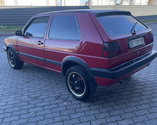 Красный Фольксваген Гольф, объемом двигателя 1.3 л и пробегом 450 тыс. км за 2500 $, фото 13 на Automoto.ua