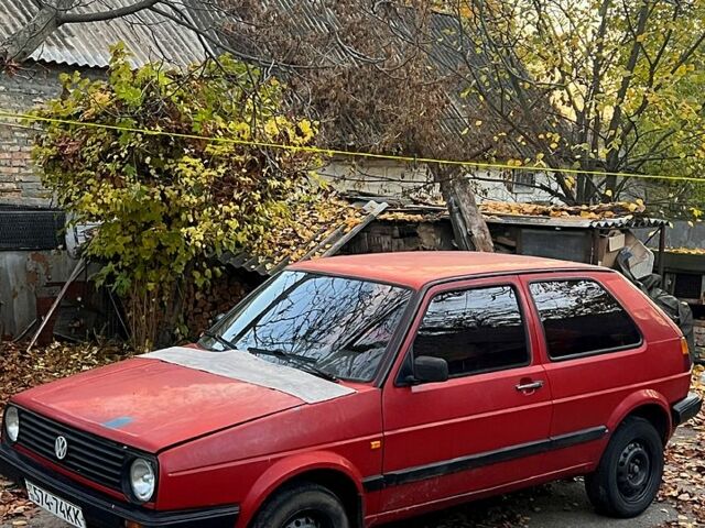 Фольксваген Гольф 1989 в Мироновке на Automoto.ua Красный Фольксваген Гольф, объемом двигателя 1.6 л и пробегом 0 тыс. км за 1000 $, фото 1 на Automoto.ua