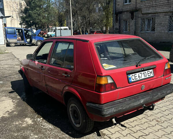 Фольксваген Гольф 1989 у Чернівцях на Automoto.ua Червоний Фольксваген Гольф, об'ємом двигуна 1.6 л та пробігом 426 тис. км за 720 $, фото 6 на Automoto.ua
