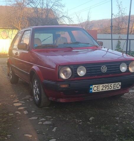 Красный Фольксваген Гольф, объемом двигателя 1.3 л и пробегом 270 тыс. км за 1450 $, фото 3 на Automoto.ua