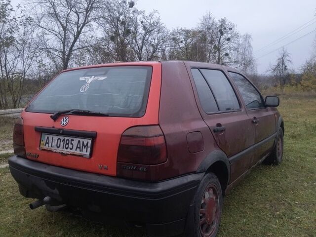 Красный Фольксваген Гольф, объемом двигателя 1.9 л и пробегом 197 тыс. км за 1000 $, фото 4 на Automoto.ua