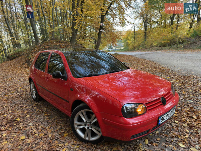 Красный Фольксваген Гольф, объемом двигателя 1.9 л и пробегом 499 тыс. км за 4300 $, фото 1 на Automoto.ua