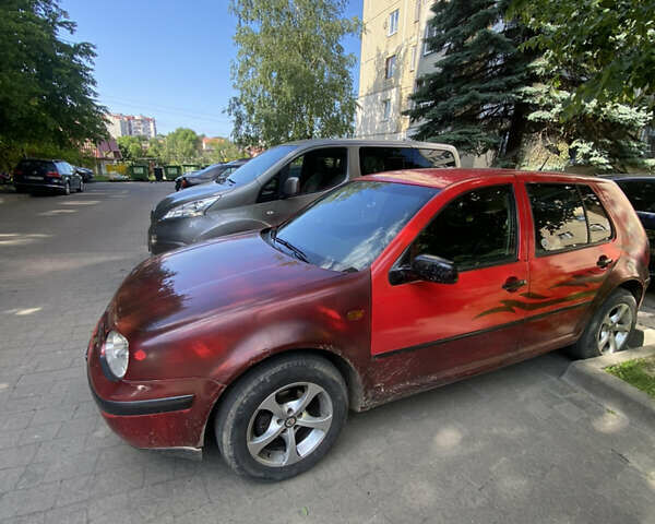 Красный Фольксваген Гольф, объемом двигателя 1.9 л и пробегом 400 тыс. км за 3250 $, фото 2 на Automoto.ua