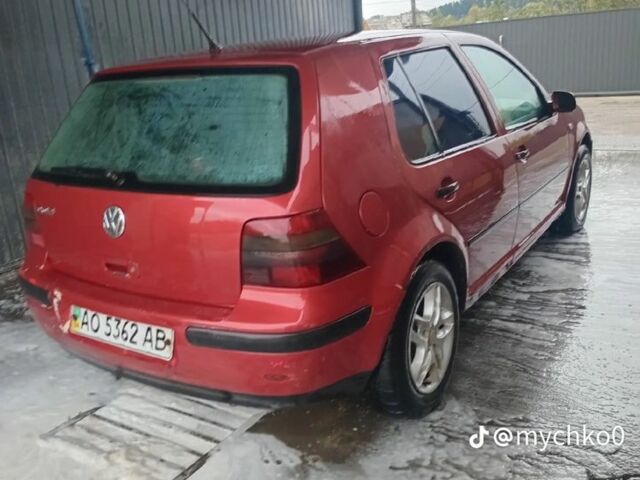 Красный Фольксваген Гольф, объемом двигателя 1.4 л и пробегом 3 тыс. км за 1600 $, фото 3 на Automoto.ua