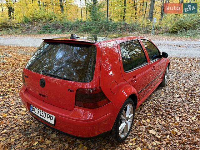 Красный Фольксваген Гольф, объемом двигателя 1.9 л и пробегом 499 тыс. км за 4300 $, фото 14 на Automoto.ua