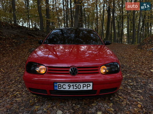 Красный Фольксваген Гольф, объемом двигателя 1.9 л и пробегом 499 тыс. км за 4300 $, фото 3 на Automoto.ua