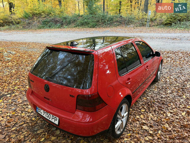 Красный Фольксваген Гольф, объемом двигателя 1.9 л и пробегом 499 тыс. км за 4300 $, фото 15 на Automoto.ua