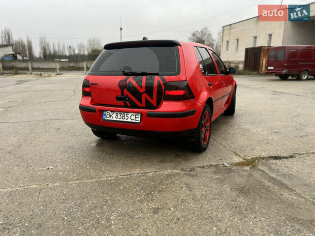 Красный Фольксваген Гольф, объемом двигателя 1.9 л и пробегом 306 тыс. км за 4800 $, фото 10 на Automoto.ua