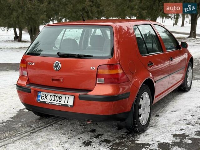 Червоний Фольксваген Гольф, об'ємом двигуна 1.6 л та пробігом 184 тис. км за 4100 $, фото 21 на Automoto.ua