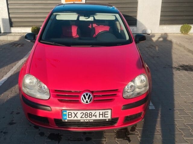 Красный Фольксваген Гольф, объемом двигателя 1.4 л и пробегом 184 тыс. км за 4850 $, фото 2 на Automoto.ua