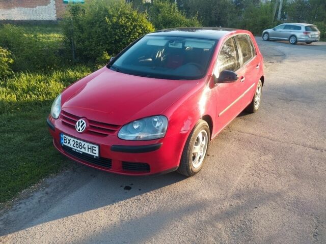 Красный Фольксваген Гольф, объемом двигателя 1.4 л и пробегом 184 тыс. км за 4850 $, фото 4 на Automoto.ua