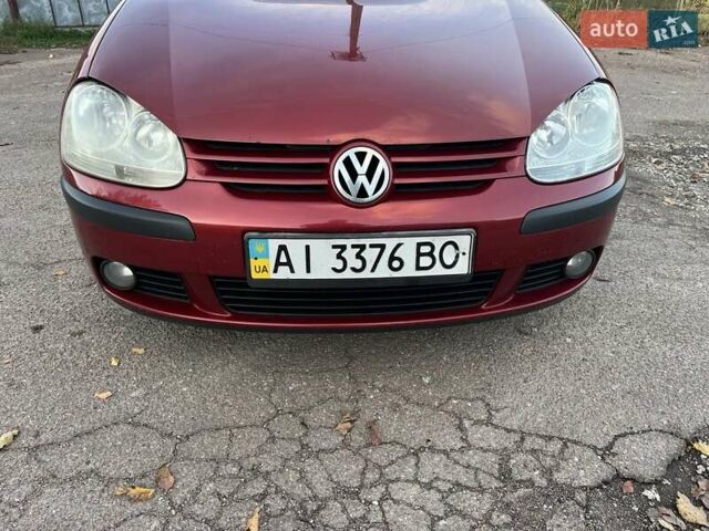 Фольксваген Гольф 2007 в Борисполе на Automoto.ua Красный Фольксваген Гольф, объемом двигателя 1.6 л и пробегом 280 тыс. км за 6300 $, фото 2 на Automoto.ua