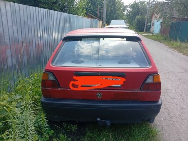 Красный Фольксваген Гольф, объемом двигателя 1.3 л и пробегом 58 тыс. км за 1300 $, фото 1 на Automoto.ua