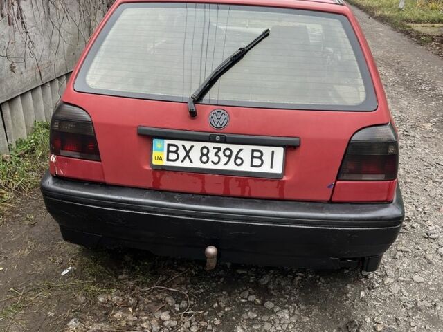 Красный Фольксваген Гольф, объемом двигателя 1.4 л и пробегом 210 тыс. км за 1350 $, фото 2 на Automoto.ua