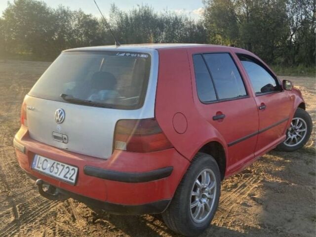 Красный Фольксваген Гольф, объемом двигателя 1.9 л и пробегом 358 тыс. км за 1100 $, фото 1 на Automoto.ua