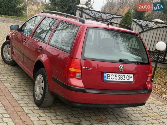 Красный Фольксваген Гольф, объемом двигателя 1.6 л и пробегом 186 тыс. км за 4350 $, фото 24 на Automoto.ua