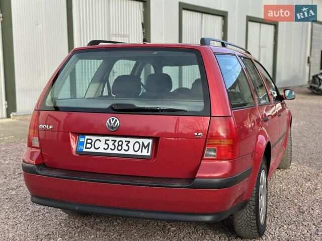 Красный Фольксваген Гольф, объемом двигателя 1.6 л и пробегом 187 тыс. км за 4150 $, фото 19 на Automoto.ua