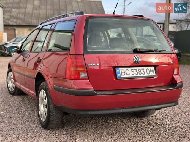 Красный Фольксваген Гольф, объемом двигателя 1.6 л и пробегом 187 тыс. км за 4150 $, фото 13 на Automoto.ua