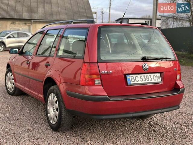 Красный Фольксваген Гольф, объемом двигателя 1.6 л и пробегом 187 тыс. км за 4150 $, фото 12 на Automoto.ua