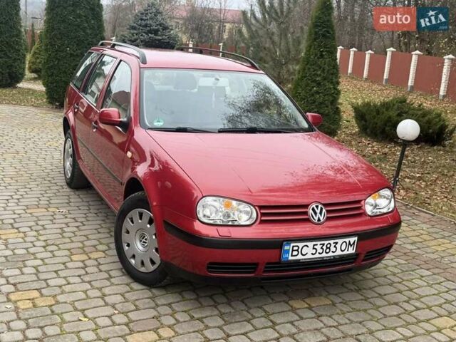 Красный Фольксваген Гольф, объемом двигателя 1.6 л и пробегом 187 тыс. км за 4250 $, фото 4 на Automoto.ua