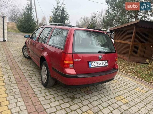 Красный Фольксваген Гольф, объемом двигателя 1.6 л и пробегом 186 тыс. км за 4350 $, фото 27 на Automoto.ua