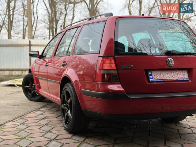 Красный Фольксваген Гольф, объемом двигателя 1.6 л и пробегом 187 тыс. км за 4450 $, фото 43 на Automoto.ua