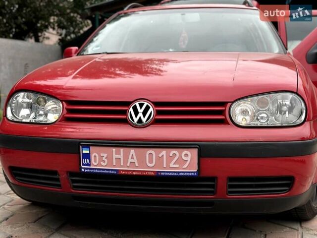 Красный Фольксваген Гольф, объемом двигателя 1.6 л и пробегом 187 тыс. км за 5300 $, фото 11 на Automoto.ua
