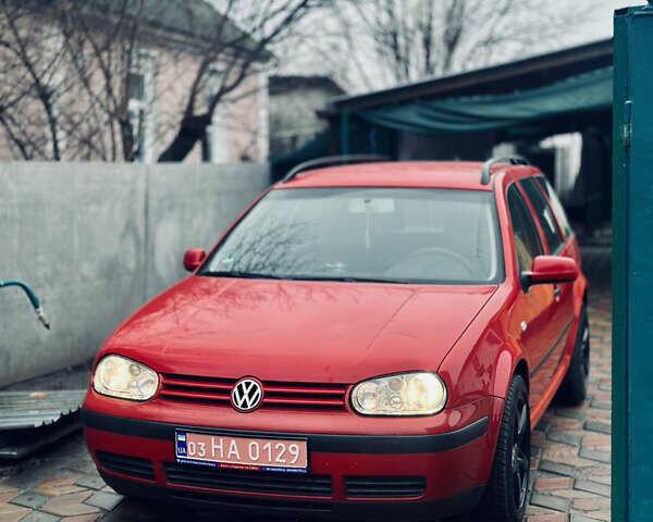 Красный Фольксваген Гольф, объемом двигателя 1.6 л и пробегом 187 тыс. км за 4450 $, фото 13 на Automoto.ua