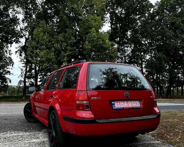 Красный Фольксваген Гольф, объемом двигателя 1.6 л и пробегом 187 тыс. км за 5300 $, фото 27 на Automoto.ua