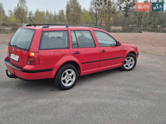 Красный Фольксваген Гольф, объемом двигателя 1.9 л и пробегом 440 тыс. км за 3999 $, фото 1 на Automoto.ua