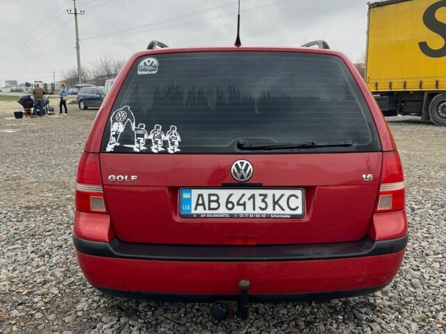 Червоний Фольксваген Гольф, об'ємом двигуна 1.6 л та пробігом 225 тис. км за 3300 $, фото 3 на Automoto.ua