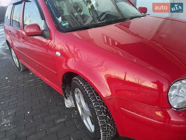 Красный Фольксваген Гольф, объемом двигателя 1.6 л и пробегом 219 тыс. км за 4650 $, фото 24 на Automoto.ua