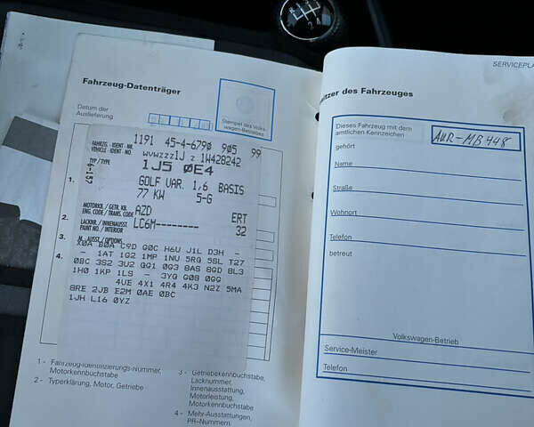 Фольксваген Гольф, об'ємом двигуна 1.6 л та пробігом 190 тис. км за 4600 $, фото 17 на Automoto.ua