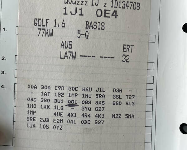 Сірий Фольксваген Гольф, об'ємом двигуна 1.6 л та пробігом 200 тис. км за 4399 $, фото 74 на Automoto.ua