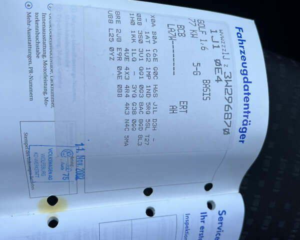 Сірий Фольксваген Гольф, об'ємом двигуна 1.6 л та пробігом 212 тис. км за 4800 $, фото 45 на Automoto.ua